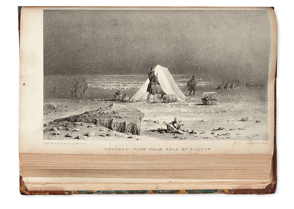 (ARCTIC.) Back, George. Narrative of the Arctic Land Expedition to the Mouth of the Great Fish River,